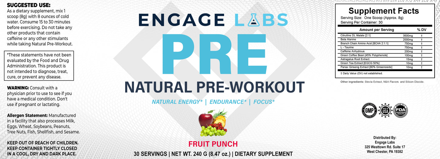 Natural Pre-Workout