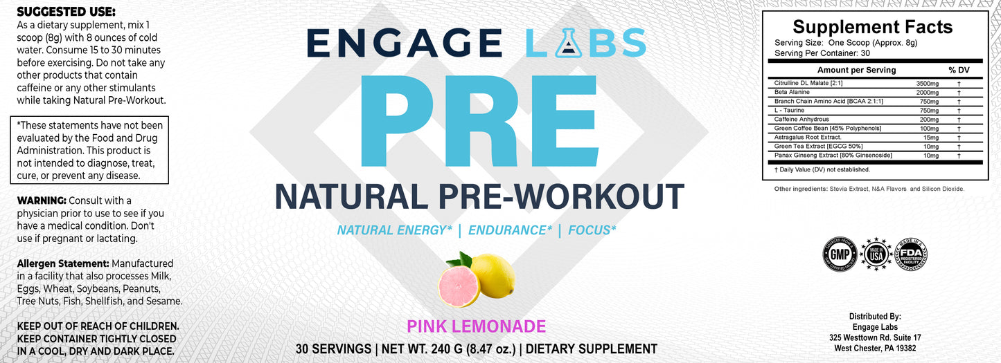 Natural Pre-Workout